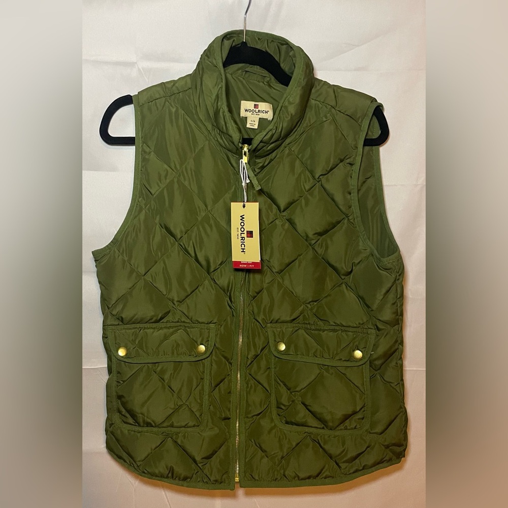 Woolrich Green Vest Jacket Large